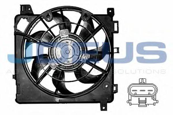 Вентилятор, охлаждение двигателя JDEUS EV200980