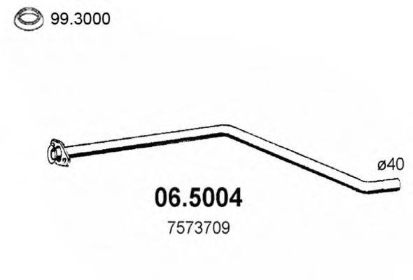 ASSO 065004 Труба выхлопного газа