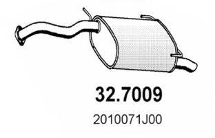 Глушитель выхлопных газов конечный ASSO 32.7009