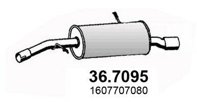 ASSO 367095 Глушитель выхлопных газов конечный