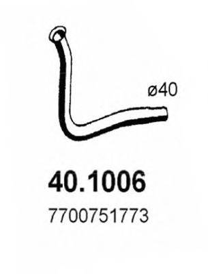 Труба выхлопного газа ASSO 40.1006