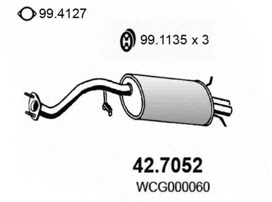 ASSO 427052 Глушитель выхлопных газов конечный