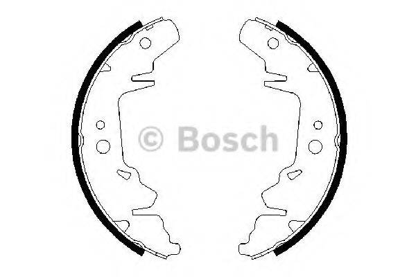 Комплект тормозных колодок BOSCH 0 986 487 659