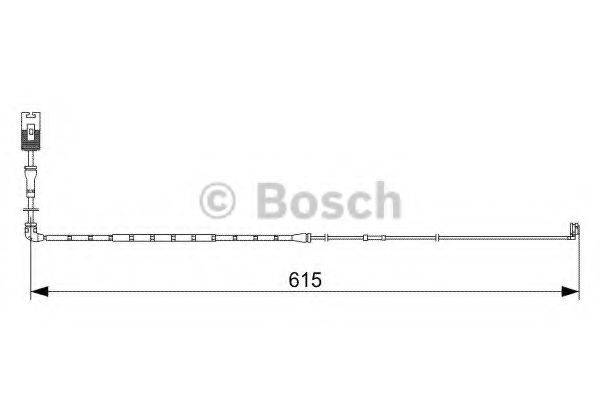 BOSCH 1987473056 Сигнализатор, износ тормозных колодок