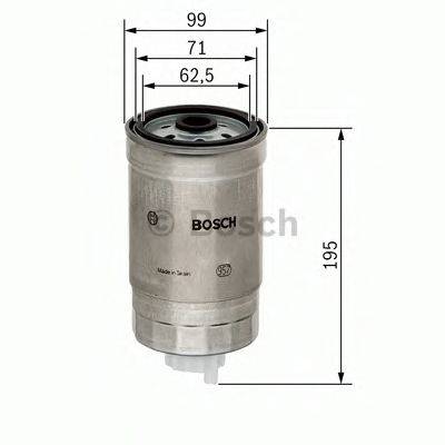 BOSCH 1457434402 Топливный фильтр