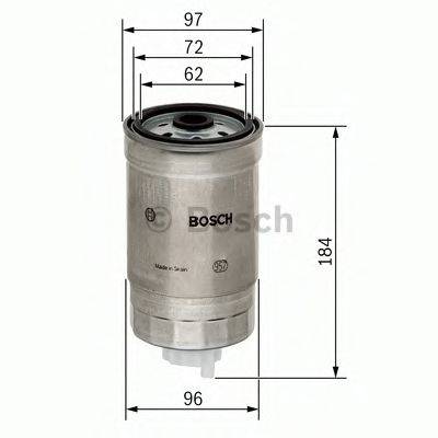 BOSCH F026402036 Топливный фильтр