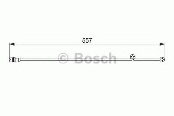 BOSCH 1987474555 Сигнализатор, износ тормозных колодок