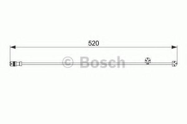 BOSCH 1987474571 Сигнализатор, износ тормозных колодок