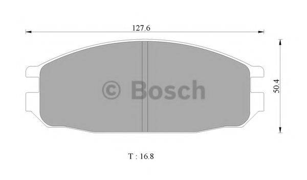 BOSCH 0986505364 Комплект тормозных колодок, дисковый тормоз