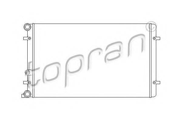 TOPRAN 110177 Радиатор, охлаждение двигателя