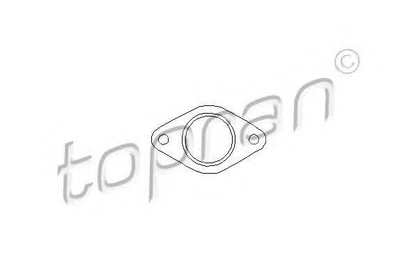 TOPRAN 100263 Прокладка, выпускной коллектор