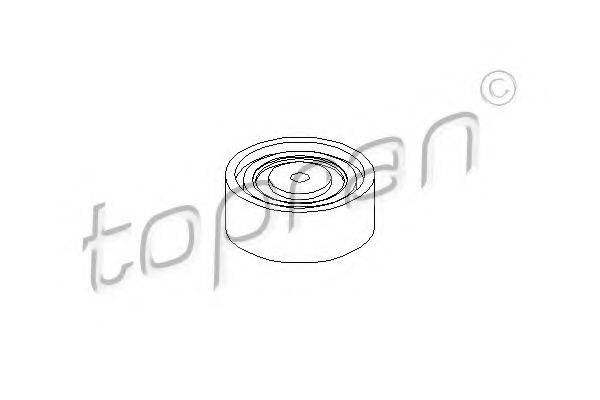 TOPRAN 109158 Паразитный / ведущий ролик, поликлиновой ремень