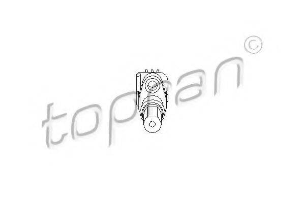 TOPRAN 111398 Датчик частоты вращения, управление двигателем