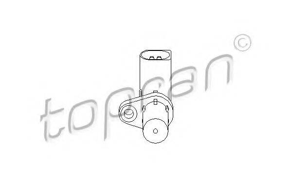 TOPRAN 110900 Датчик частоты вращения, управление двигателем