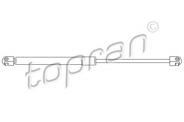 TOPRAN 207125 Газовая пружина, крышка багажник
