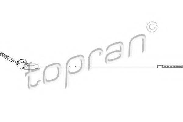 TOPRAN 200871 Трос, стояночная тормозная система