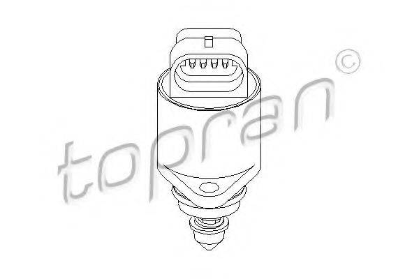TOPRAN 206169 Поворотная заслонка, подвод воздуха
