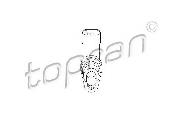 TOPRAN 207068 Датчик частоты вращения, управление двигателем