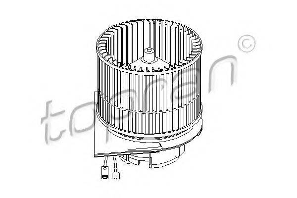 Электродвигатель, вентиляция салона TOPRAN 207 331
