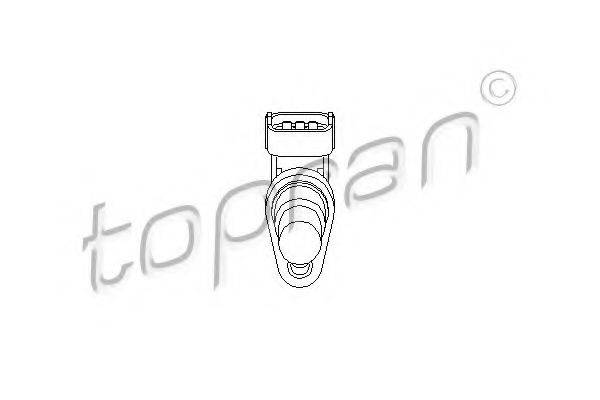 TOPRAN 206841 Датчик частоты вращения, управление двигателем