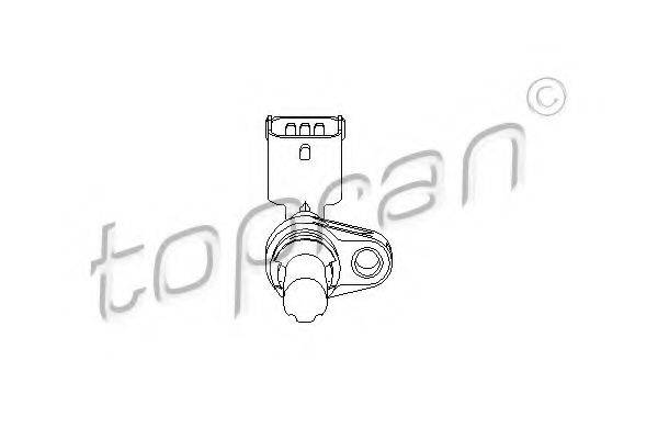 TOPRAN 207418 Датчик частоты вращения, управление двигателем
