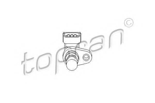 TOPRAN 206208 Датчик частоты вращения, управление двигателем
