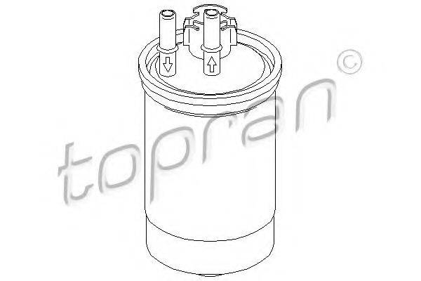 TOPRAN 301660 Топливный фильтр