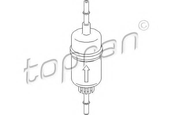 TOPRAN 302128 Топливный фильтр
