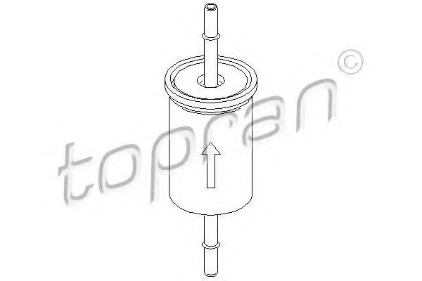 TOPRAN 301655 Топливный фильтр