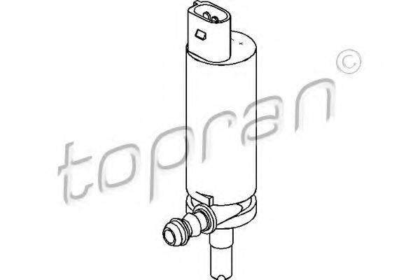 Водяной насос, система очистки фар TOPRAN 500 556