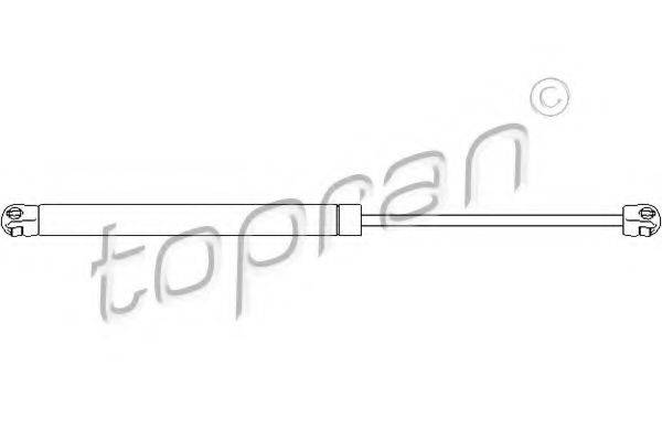 TOPRAN 207737 Газовая пружина, крышка багажник