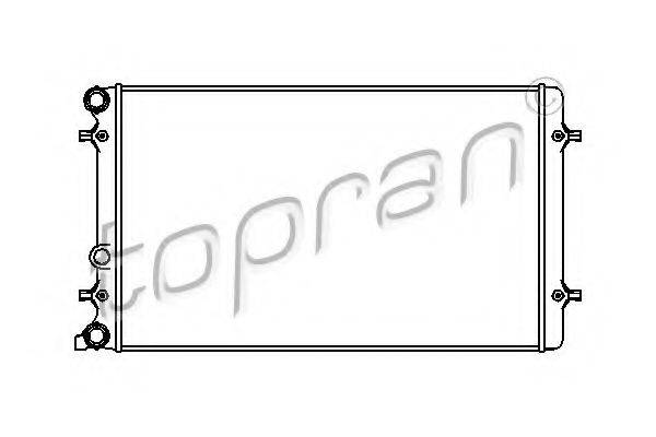Радиатор, охлаждение двигателя TOPRAN 112 325