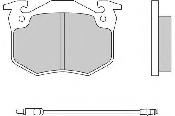 E.T.F. 120230 Комплект тормозных колодок, дисковый тормоз