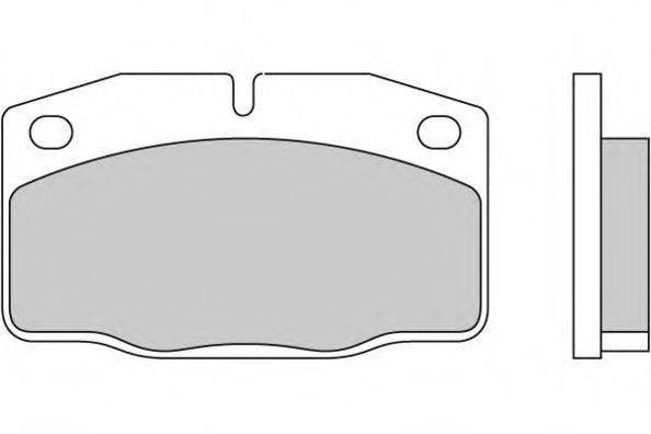 Комплект тормозных колодок, дисковый тормоз E.T.F. 12-0271