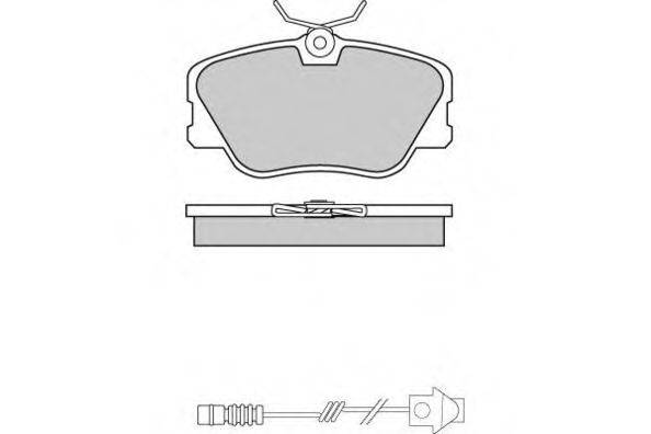 E.T.F. 120286 Комплект тормозных колодок, дисковый тормоз