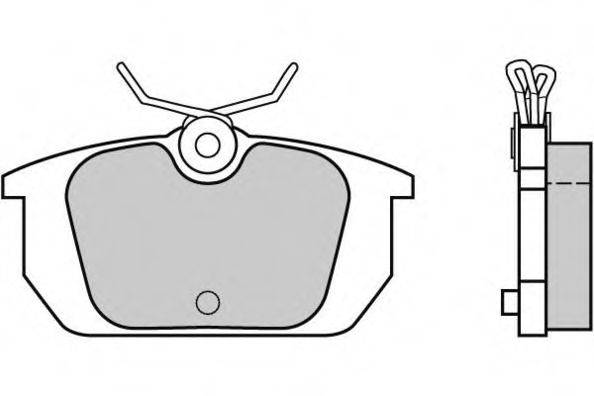 E.T.F. 120313 Комплект тормозных колодок, дисковый тормоз