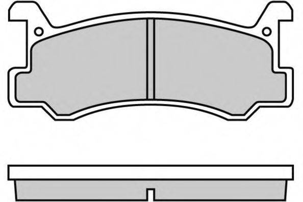 Комплект тормозных колодок, дисковый тормоз E.T.F. 12-0328