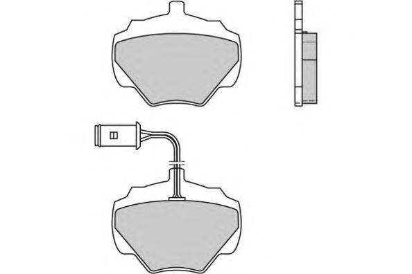 E.T.F. 120361 Комплект тормозных колодок, дисковый тормоз