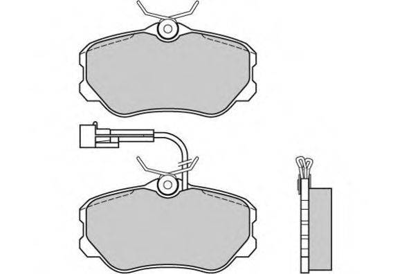 Комплект тормозных колодок, дисковый тормоз E.T.F. 12-0385