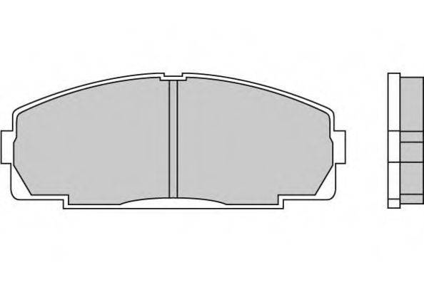 Комплект тормозных колодок, дисковый тормоз E.T.F. 12-0438
