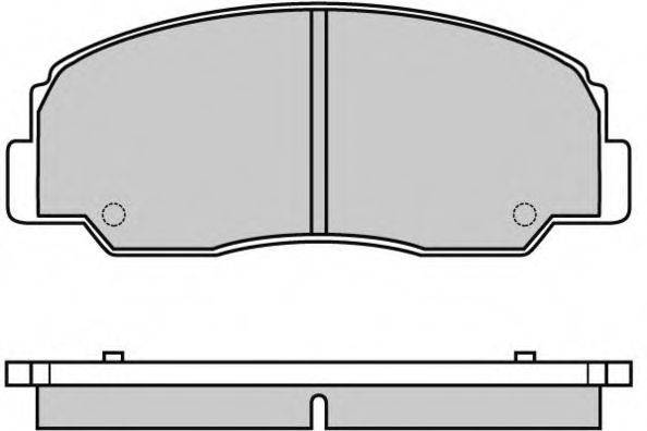 Комплект тормозных колодок, дисковый тормоз E.T.F. 12-0461