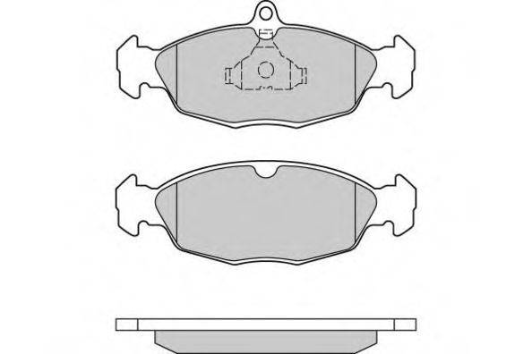 E.T.F. 120520 Комплект тормозных колодок, дисковый тормоз