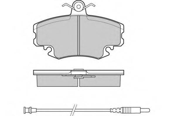E.T.F. 120590 Комплект тормозных колодок, дисковый тормоз
