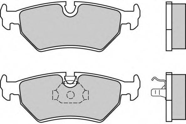 E.T.F. 120599 Комплект тормозных колодок, дисковый тормоз