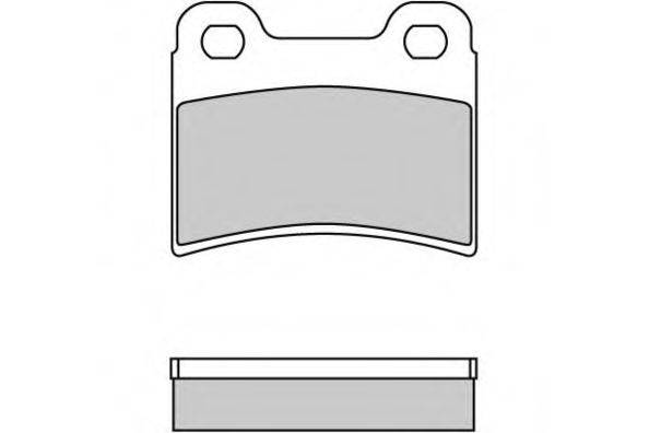Комплект тормозных колодок, дисковый тормоз E.T.F. 12-0630