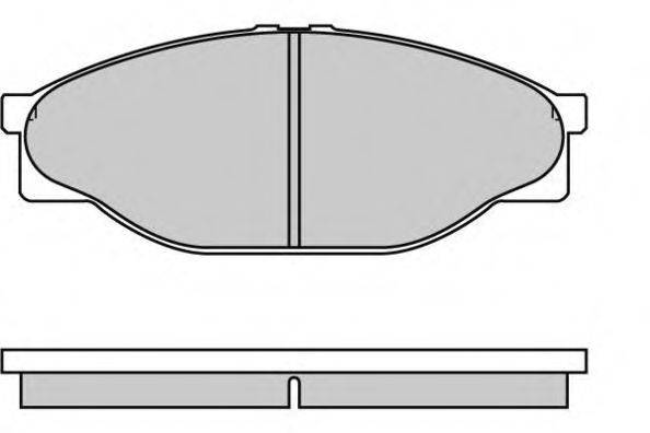 Комплект тормозных колодок, дисковый тормоз E.T.F. 12-0633