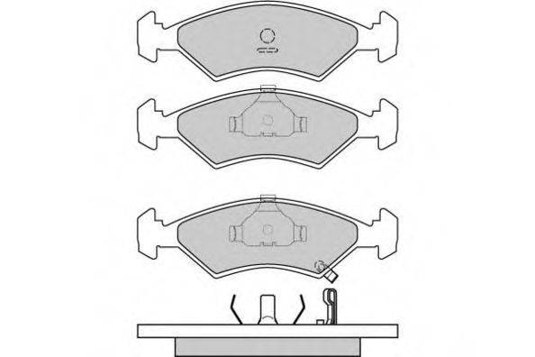E.T.F. 120647 Комплект тормозных колодок, дисковый тормоз