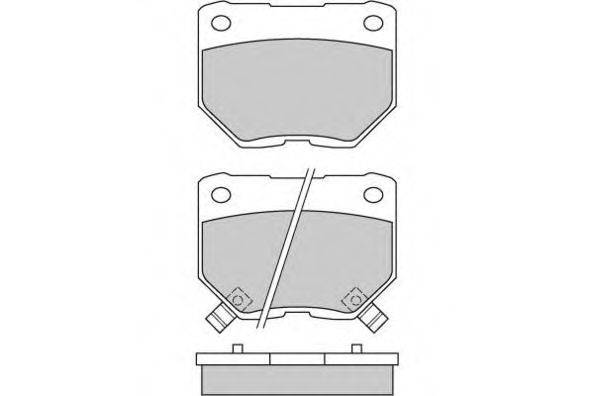 Комплект тормозных колодок, дисковый тормоз E.T.F. 12-0650