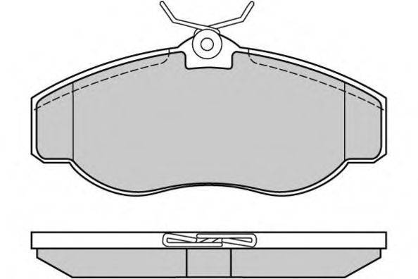 E.T.F. 120661 Комплект тормозных колодок, дисковый тормоз