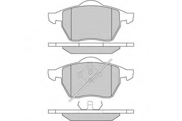 Комплект тормозных колодок, дисковый тормоз E.T.F. 12-0679
